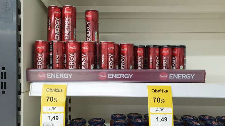 Napój energetyczny Coca-cola Energy TESCO
