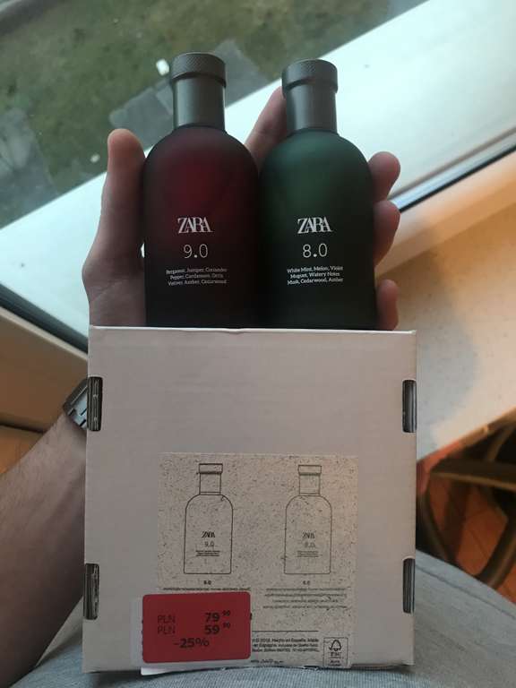Dwupak perfum Zara 8.0 & 9.0 2x100ML