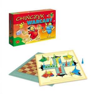 Promocja na gry planszowe: Chińczyk + Warcaby ALEXANDER