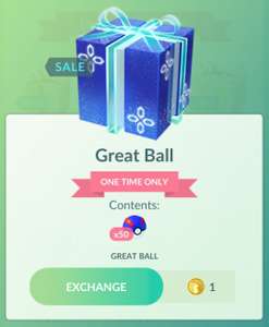 #zostańwdomu z Pokémon GO - na ciężkie czasy dla graczy prezent: 50 Great Balls za 1 PokéCoin.