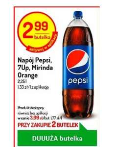 Pepsi, Mirinda, 7Up 2.25l. Cena przy zakupie 2. Delikatesy Centrum