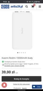 Powerbank Xiaomi Redmi 10000 mAh 10W
