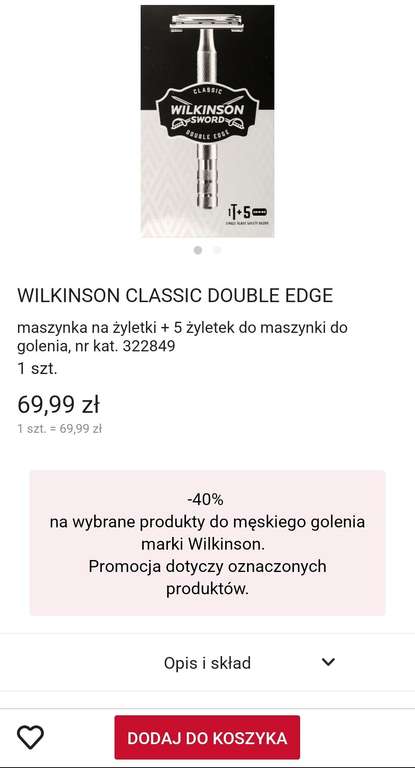 Wilkinson classic double edge