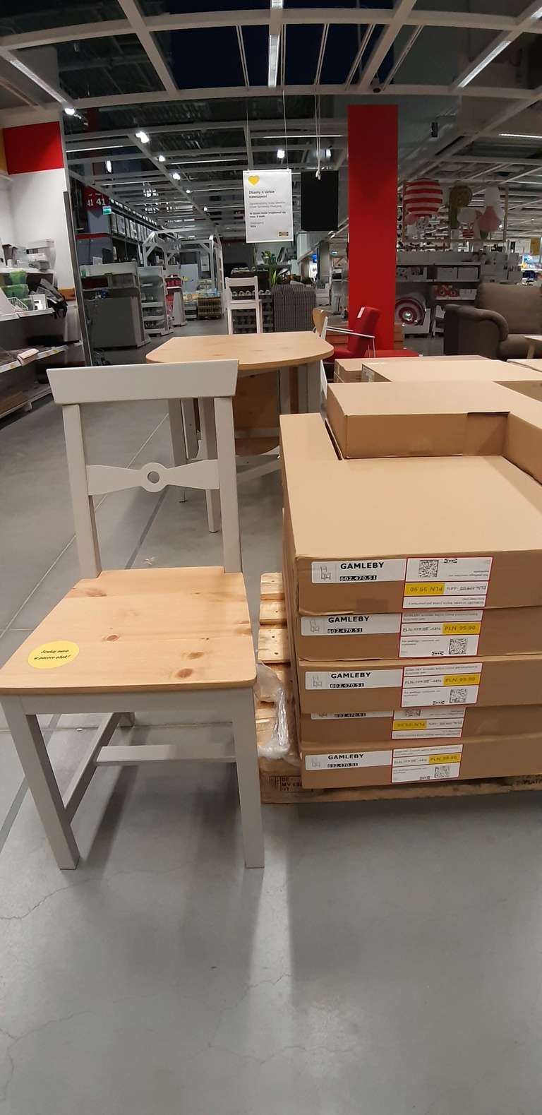 Krzesła GAMLEBY ponad -40% taniej! IKEA Bydgoszcz