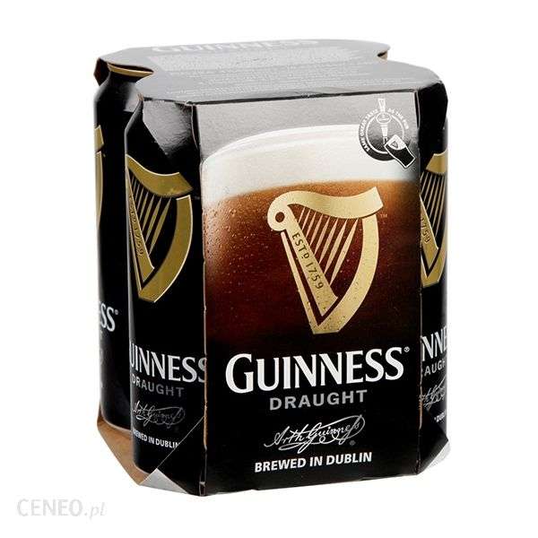 Piwo Guinness puszka 0,44 litra za 3,99 PLN @ Biedronka