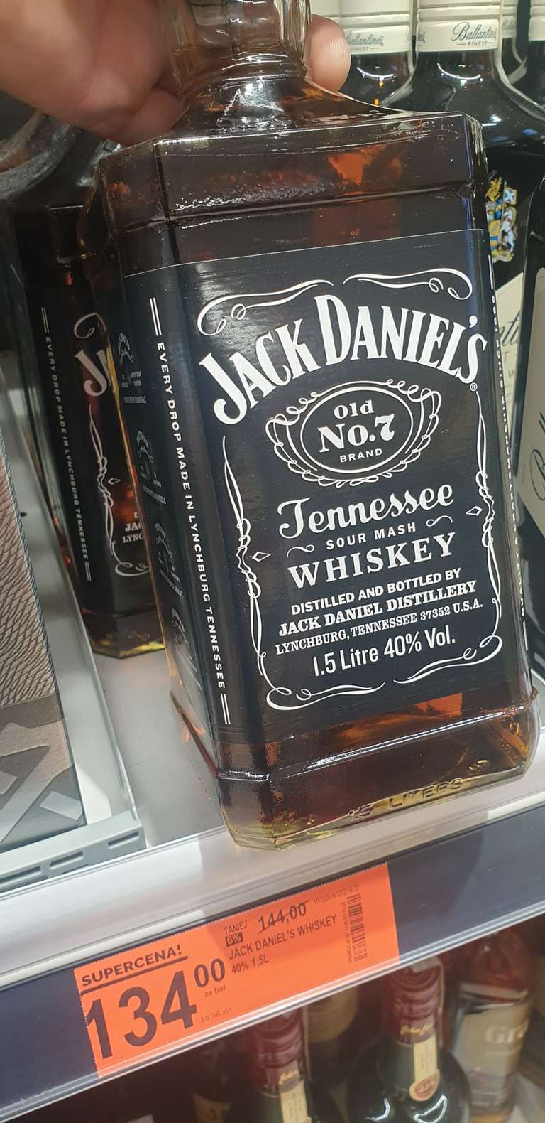 Whiskey Jack Daniels 1,5L