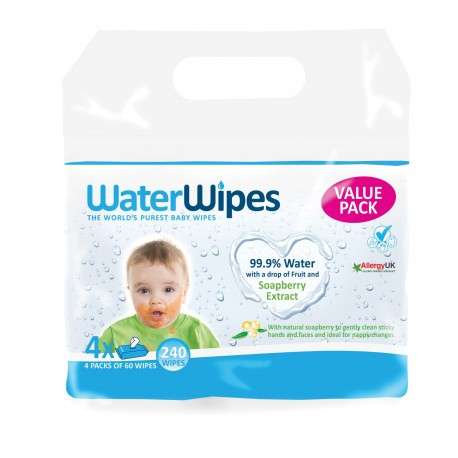 4x60 WaterWipes Soapberry