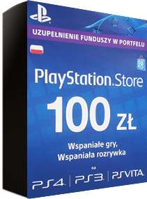 Doładowanie PlayStation Store 100 zł keye.pl