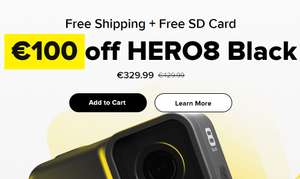 100€ taniej kamery GoPro Hero 7/8 Black na oficjalnej stronie + darmowa karta micro SD