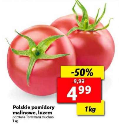 Pomidory malinowe polskie 1kg Lidl
