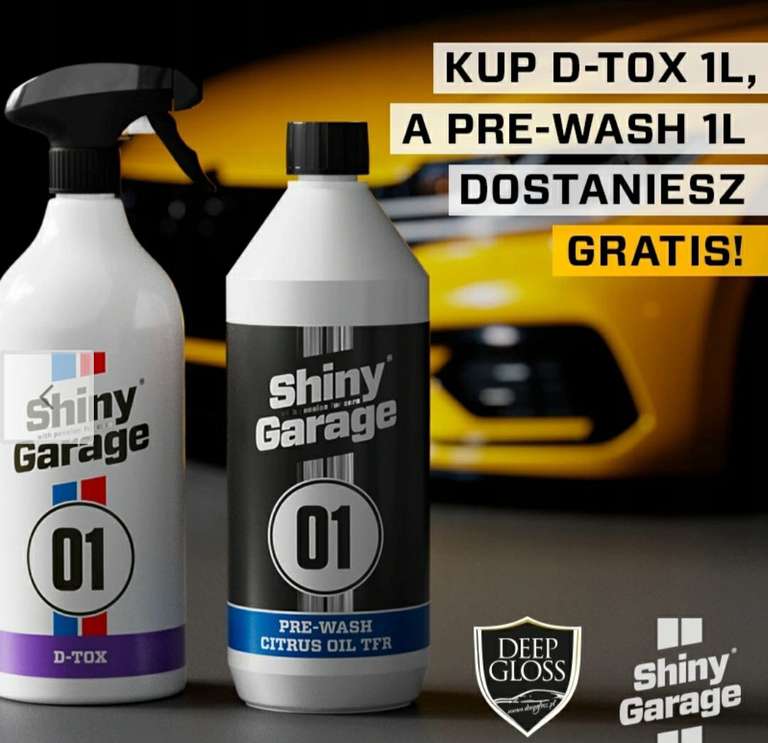 Shiny garage pre wash d-tox