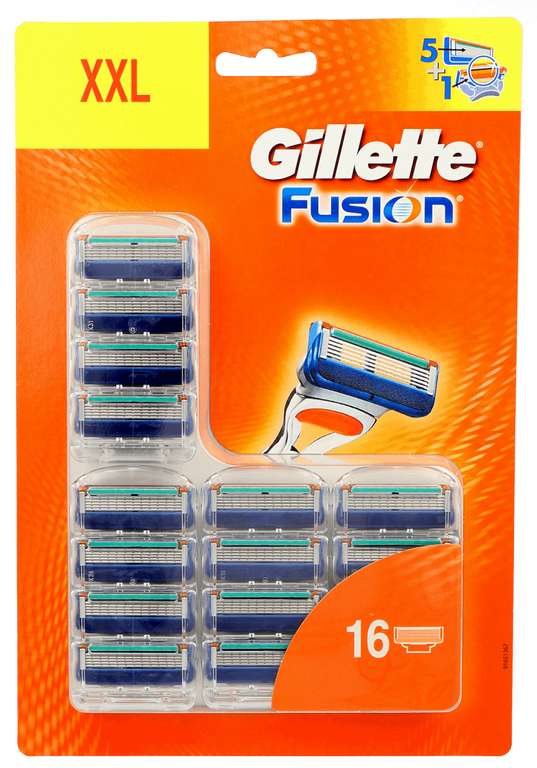 Wkłady Gillette Fusion (16 szt, 3.12 za 1 szt.) - wyprzedaż w Rossmann