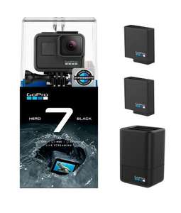 Kamera GoPro HERO 7 Black + podwójna ładowarka + dodatkowy akumulator