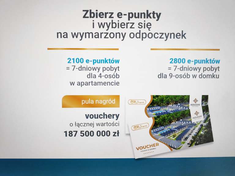 Kupując na erli.pl zyskujesz pobyt w Hotelu Holiday Park & Resort