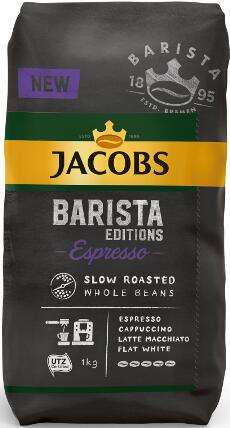 Kawa ziarnista 1kg Jacobs barista i kronung w dobrej przecenie tesco