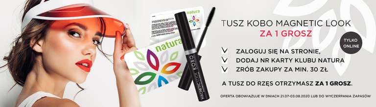 Mascara Kobo gratis przy zakupach od 30zł @ Natura
