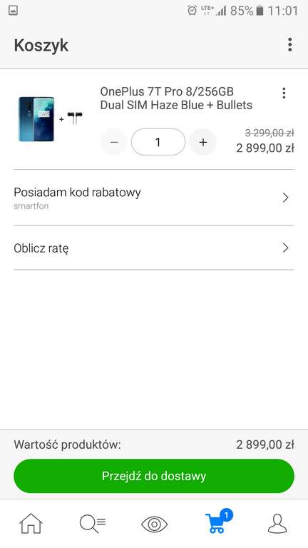 OnePlus 7t pro 8/256gb