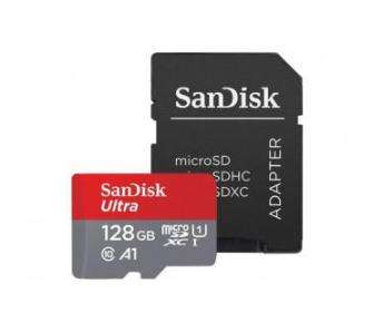SanDisk Ultra 128GB microSDXC I + adapter SD (darmowy odbiór w sklepie)