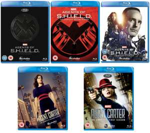 Dwa sezony seriali Marvela za £15 na BluRay (Agent Carter 1 i 2, Agents of SHIELD s1,2,3,4,5) @Zoom