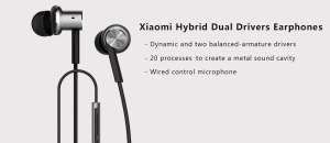 Słuchawki douszne Xiaomi MI IV In-Ear Hybrid Dynamic za 53zł z wysyłką @ Everbuying