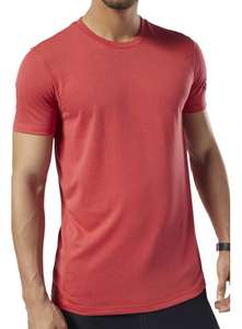 Koszulka męska REEBOK. Aktualnie dostępna w r. S, XL. Spory wybór innych t-shirtów Reebok od 34,99 zł do 39,99 zł (różne rozmiary)