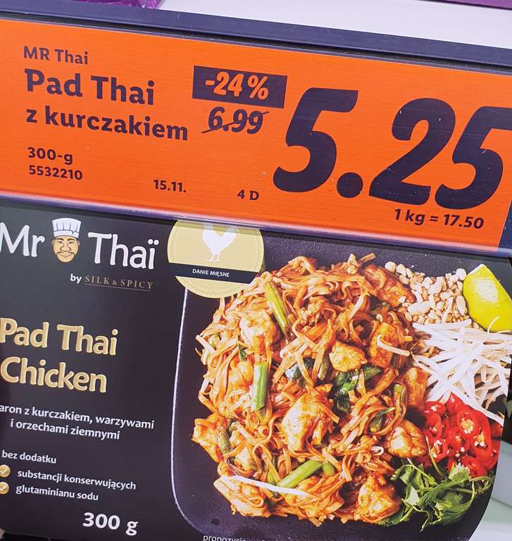Pad Thai Chicken - Lidl - 300g - 5.25zł