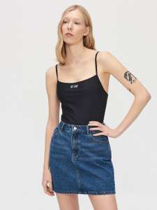 Jeansowa spódniczka mini - 100% bawełna @Cropp - XS-XL