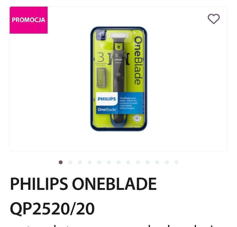 Maszynka do golenia Philips One blade