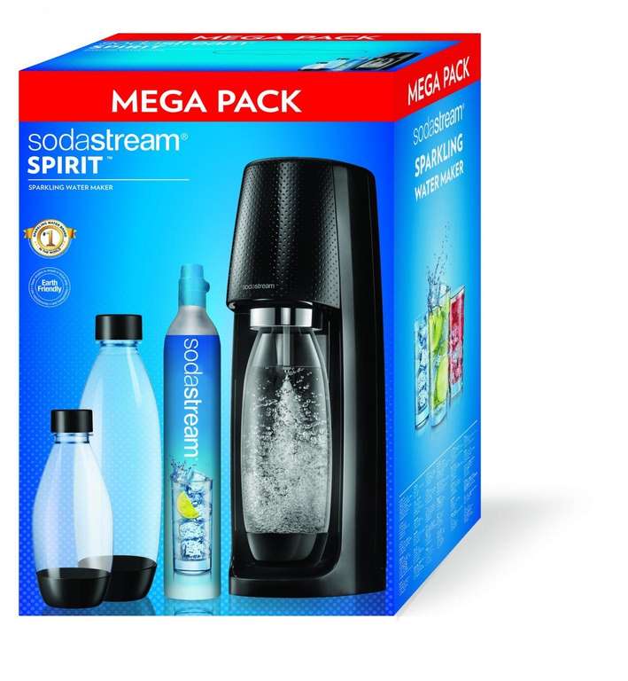 Saturator SodaStream Spirit Megapack zestaw (3 butelki + nabój)