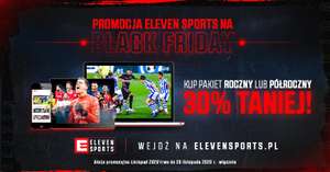 Pakiety Eleven Sports -30% na Black Friday