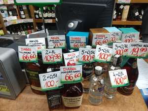 Bulleit Bourbon i inne - Zbiorcza wyprzedaż buteleczek w Gagalonie ! ( whiskey , whisky , bourbon , wódka, wodka )