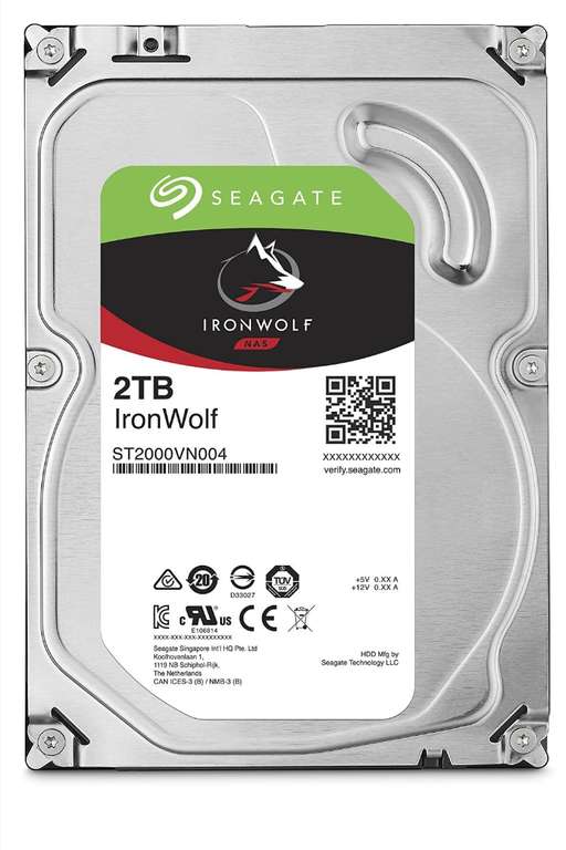 Dysk HDD Seagate 3.5" IronWolf 2TB 5900T-NAS (ST2000VN004) *2691