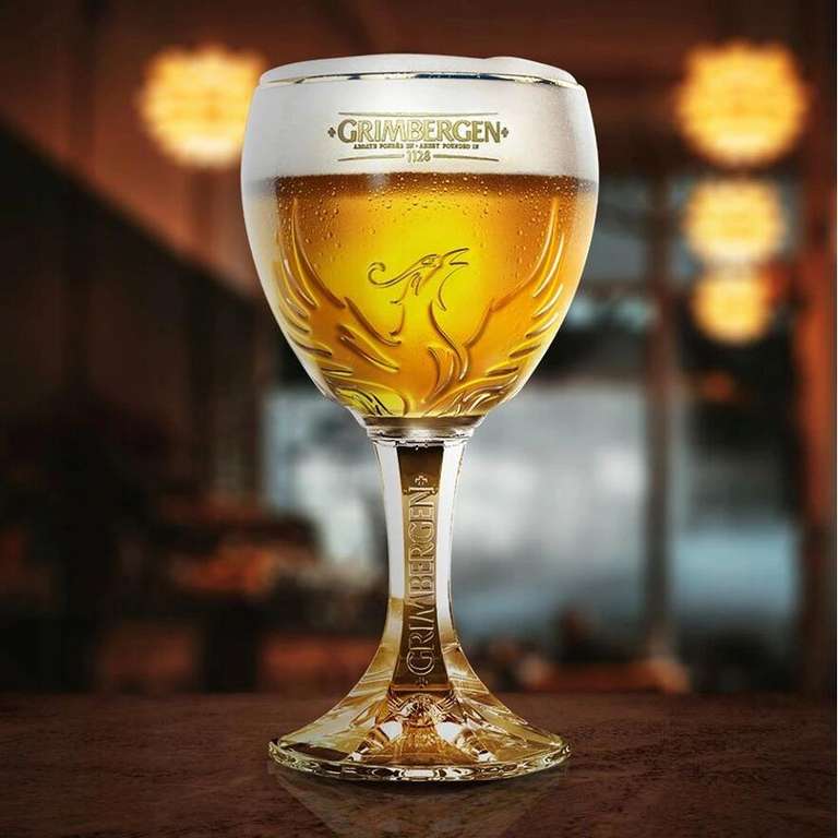 Darmowa szklanka (pokal) Grimbergen przy zakupie 4 piw Grimbergen