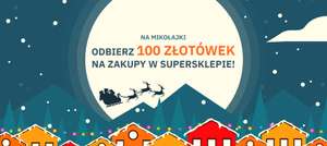 SuperSklep - 100 złotówek na Mikołajki dla każdego