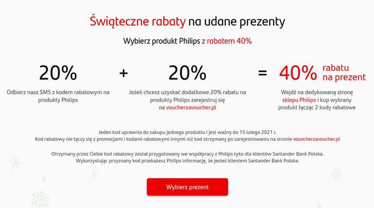 -40% dla klientów Santander na produkty Philips