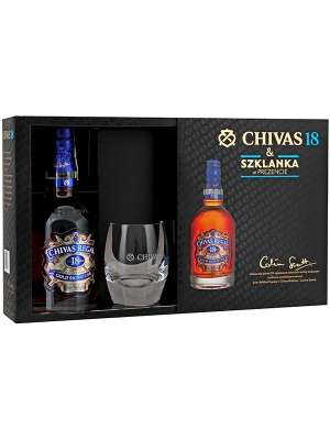 Chivas Regal 18YO + szklanka -25% @BdSklep