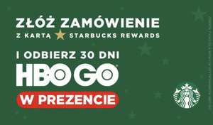 Darmowe HBO GO na 30 dni za zakup z kartą Starbucks