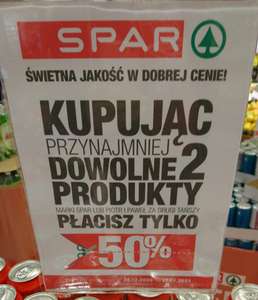 SPAR (Piotr i Paweł) -50% na drugi dowolny produkt marki własnej