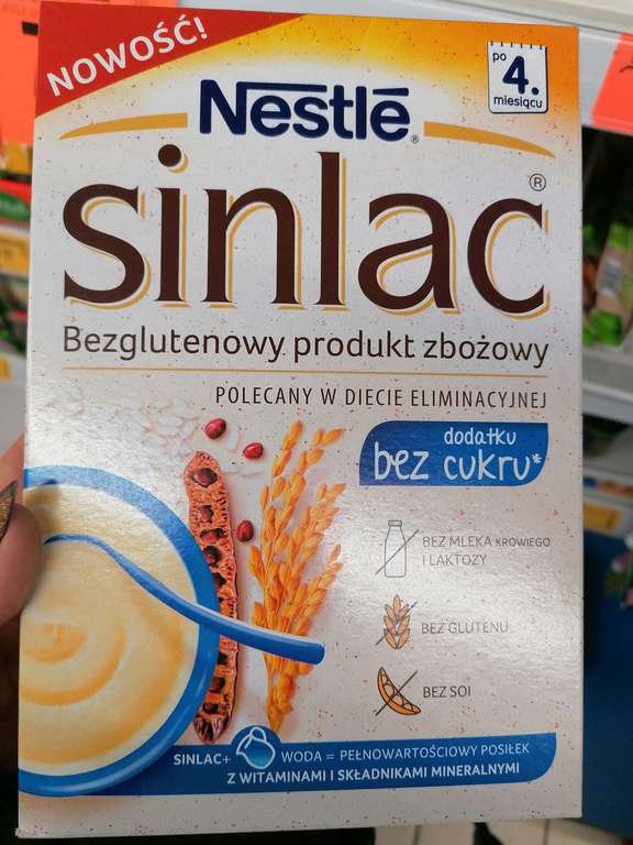 Biedronka, kaszka Nestle Sinlac