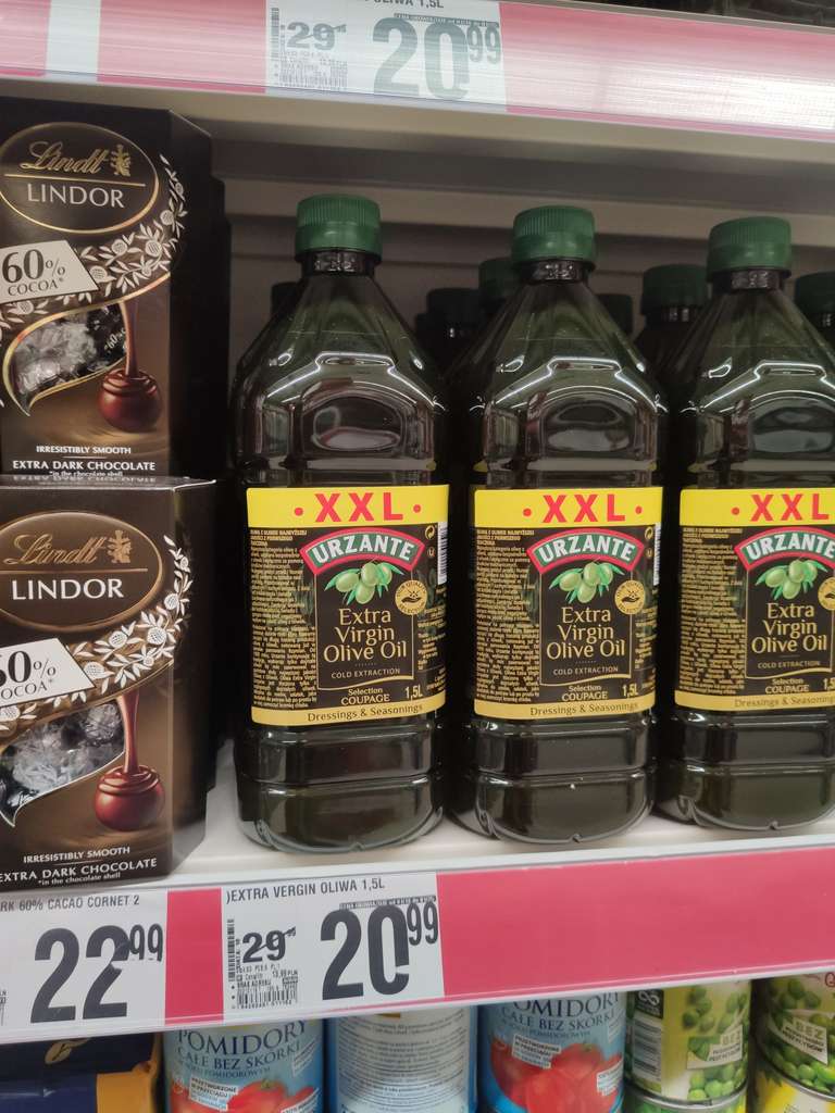 Oliwa Extra Virgin Olive Oil XXL 1.5l Auchan