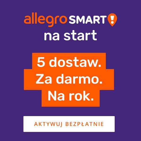Allegro Smart na Start ! - 5 darmowych dostaw w ciągu roku dla wszystkich, którzy nie mają wykupionego pakietu Smart.