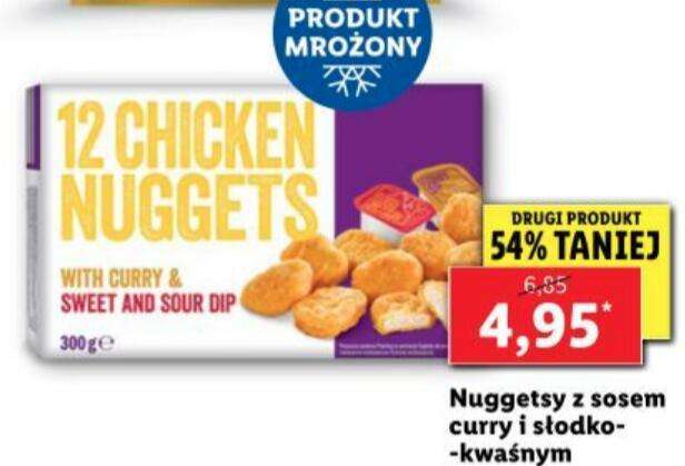 Chicken Nuggets Lidl przy zakupie 2 opakowań