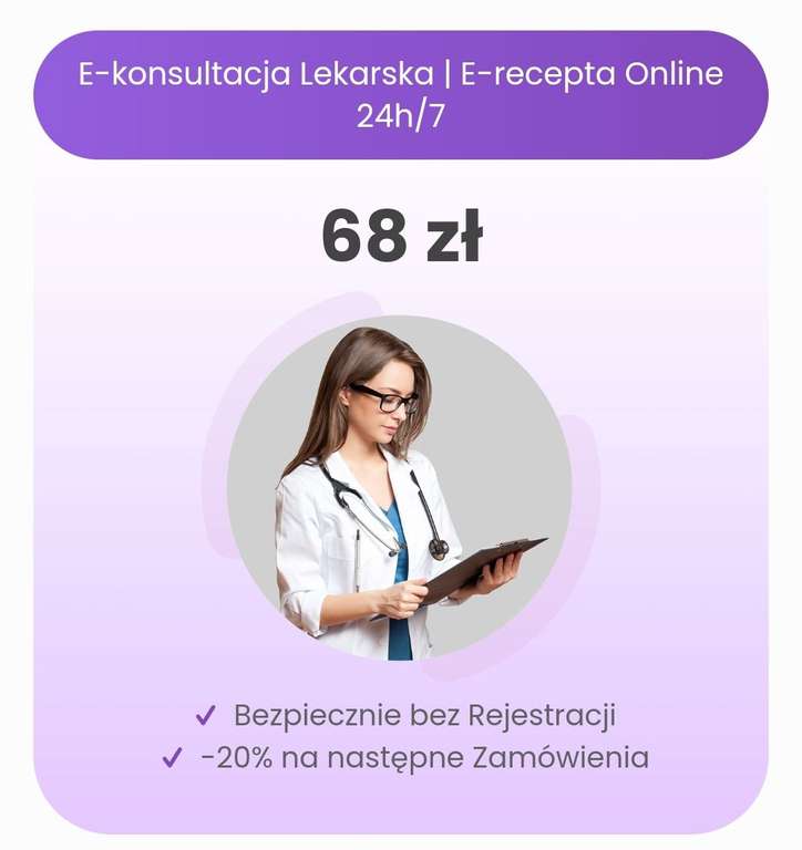 -20% na receptę online na lekarz-recepta.pl