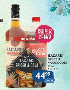 Rum Bacardi Spiced + cola gratis, Carta Blanca + kubek 0,7l 37,5% Al Capone