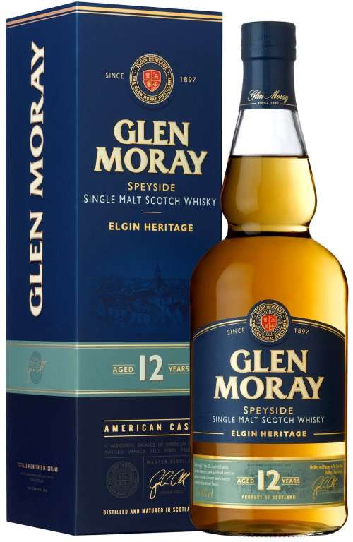 Whisky Glen Moray 12 Years Old Single Malt | 40% | 0,7L | POLOmarket Oferta zbiorcza