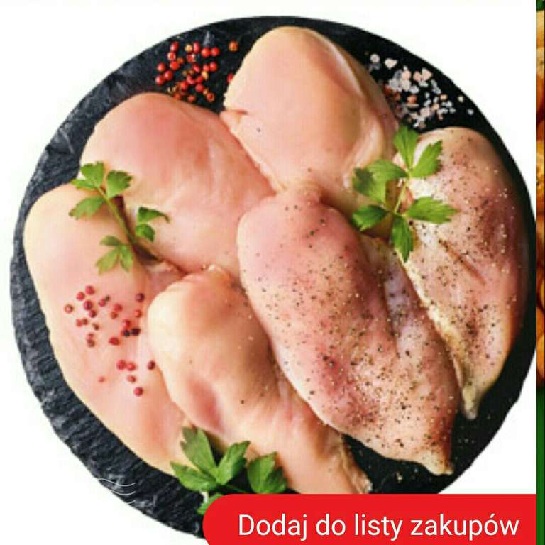 Filet z piersi kurczaka 9.99 zł/kg w Biedronce z kartą MB
