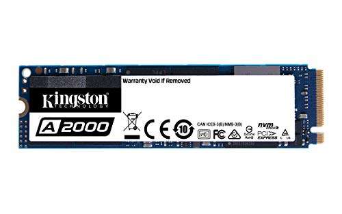 Dysk SSD Kingston A2000 NVMe PCIe M.2 2280 1TB (amazon.de lub amazon.pl, możliwe ~355zł / ~332zł!)