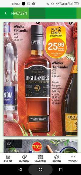 Whisky Highlander - Delikatesy Centrum