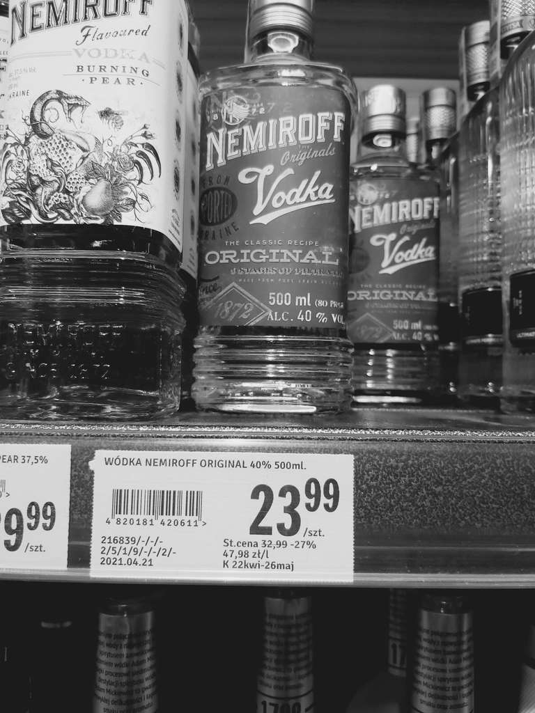 Nemiroff vodka orginal 0,5L wódka