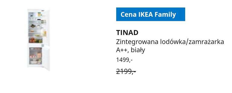 Lodówka/zamrażarka Tinad do zabudowy @IKEA Gdańsk